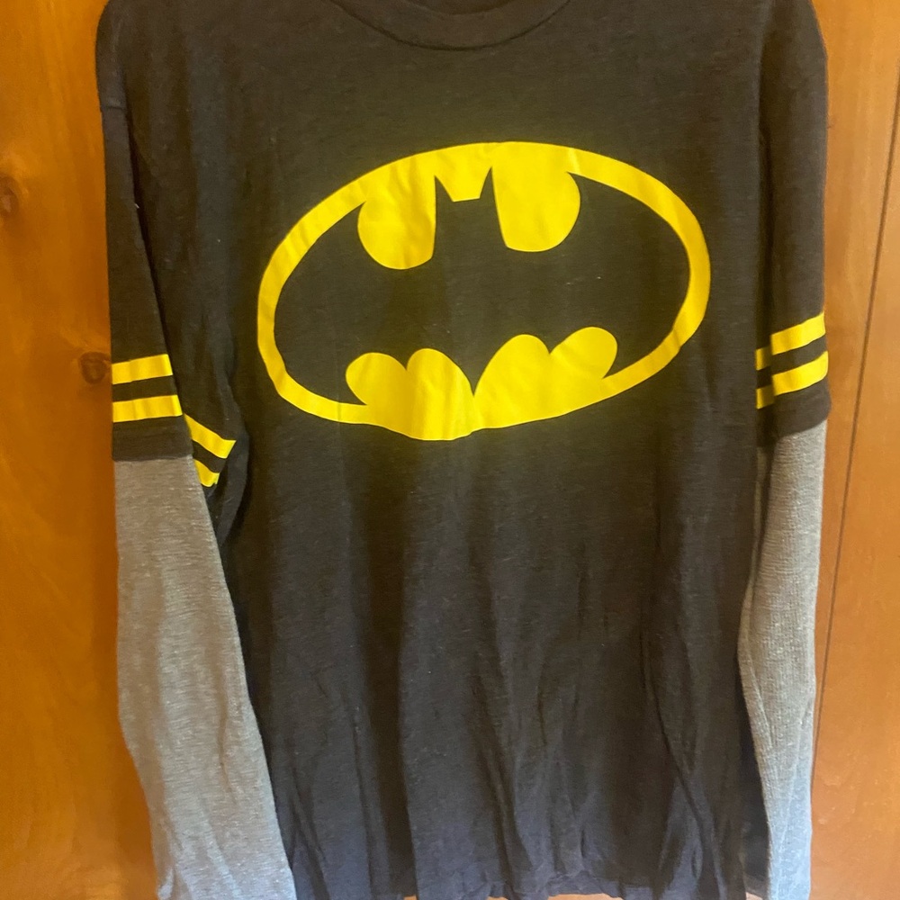 Batman Charcoal Gray layer Tee